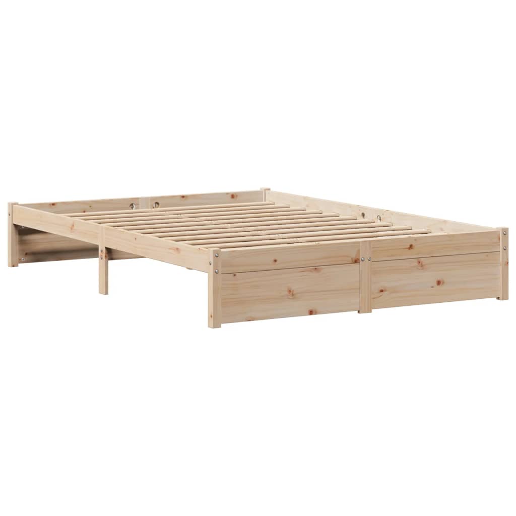 Bed Frame with Headboard without Mattress 140x200 cm