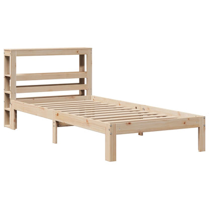 Bed Frame with Headboard without Mattress 100x200 cm