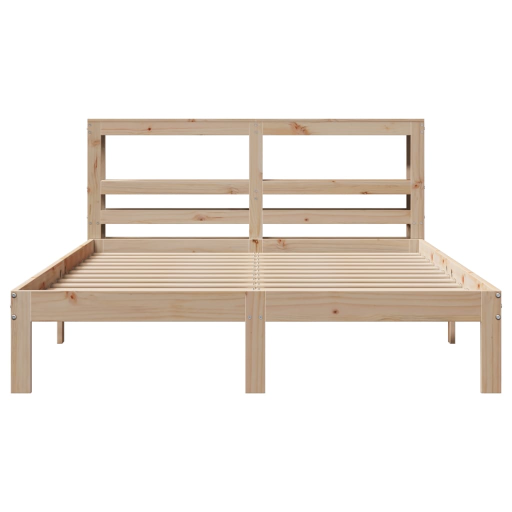 Bed Frame with Headboard without Mattress 150x200 cm King Size