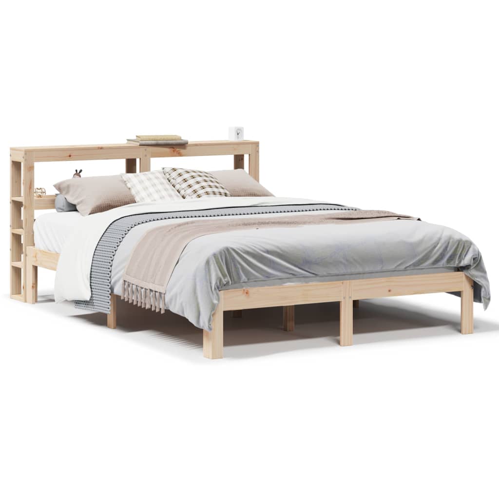 Bed Frame with Headboard without Mattress 150x200 cm King Size