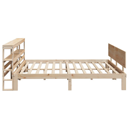 Bed Frame with Headboard without Mattress 200x200 cm