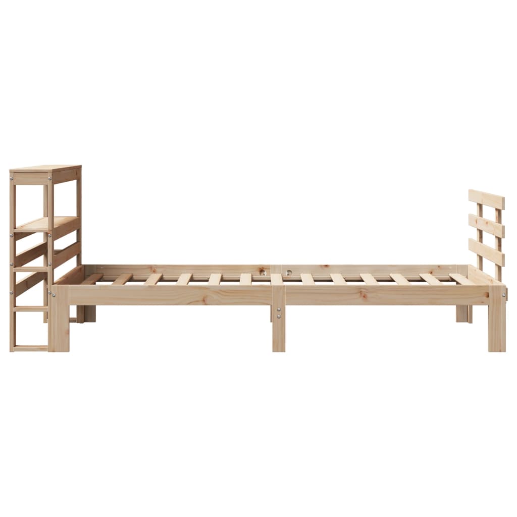 Bed Frame with Headboard without Mattress 100x200 cm