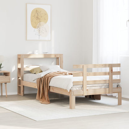 Bed Frame with Headboard without Mattress 100x200 cm