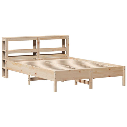 Bed Frame without Mattress 150x200 cm King Size Solid Wood Pine