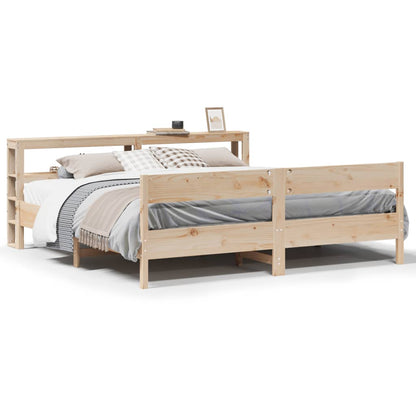 Bed Frame without Mattress 180x200 cm Super King Solid Wood Pine