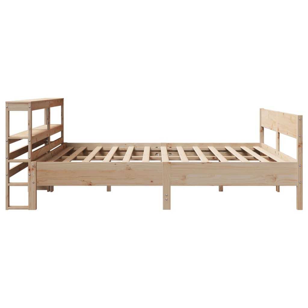 Bed Frame without Mattress 180x200 cm Super King Solid Wood Pine