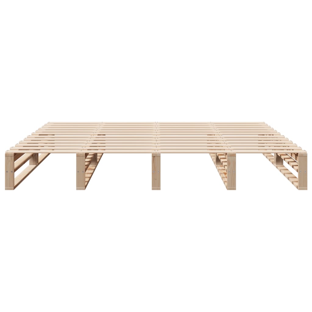 Bed Frame without Mattress 180x200 cm Super King Solid Wood Pine