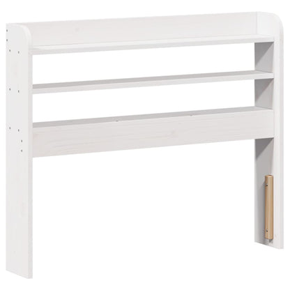 Bed Frame without Mattress White 75x190 cm Small Single Solid Wood Pine