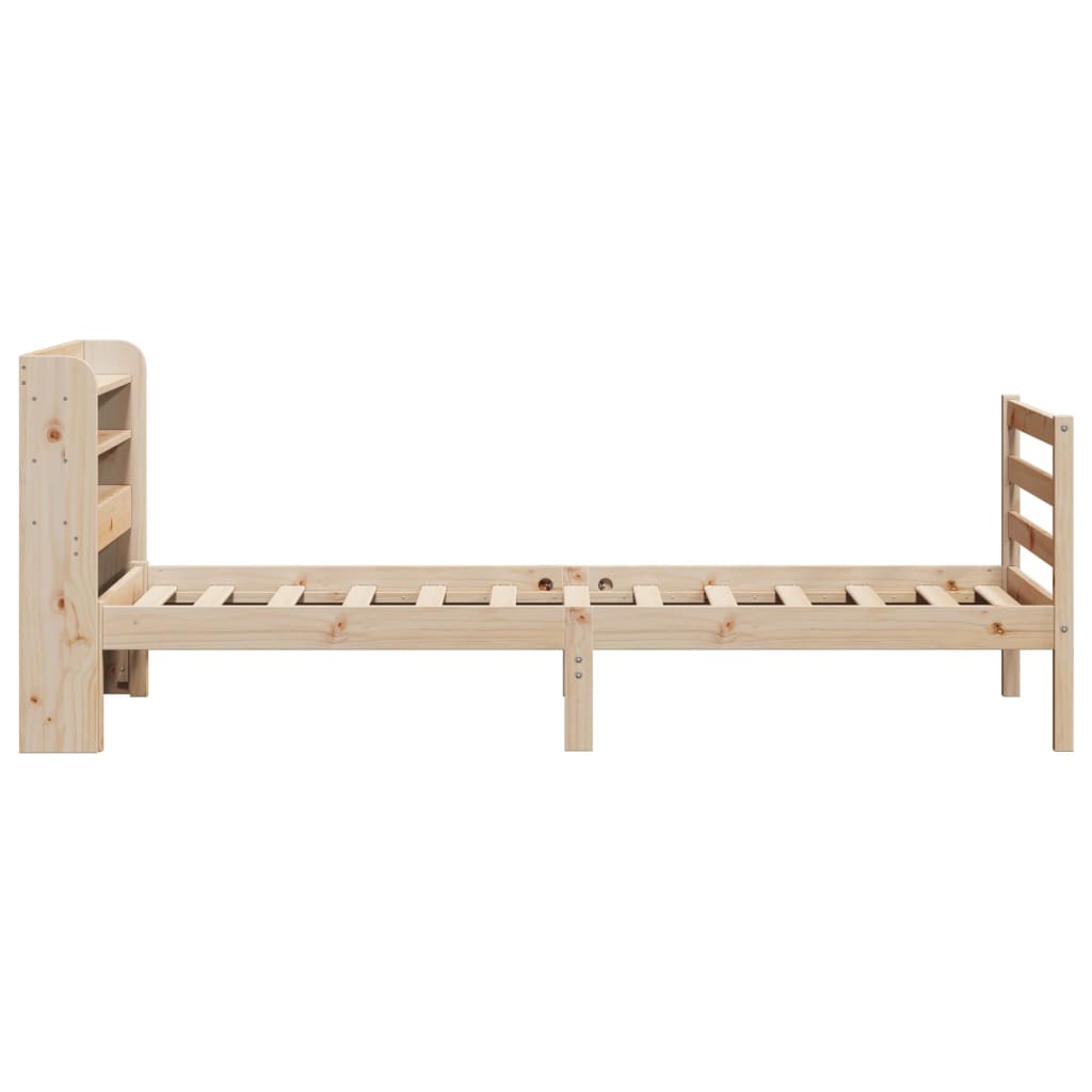 Bed Frame with Headboard without Mattress 90x190 cm Single