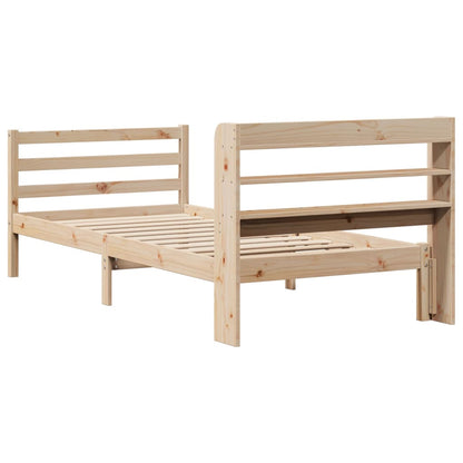 Bed Frame with Headboard without Mattress 90x190 cm Single