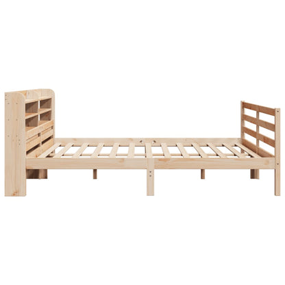 Bed Frame with Headboard without Mattress 200x200 cm