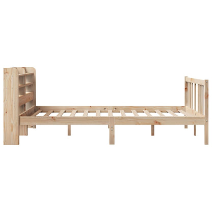 Bed Frame with Headboard without Mattress 140x190 cm