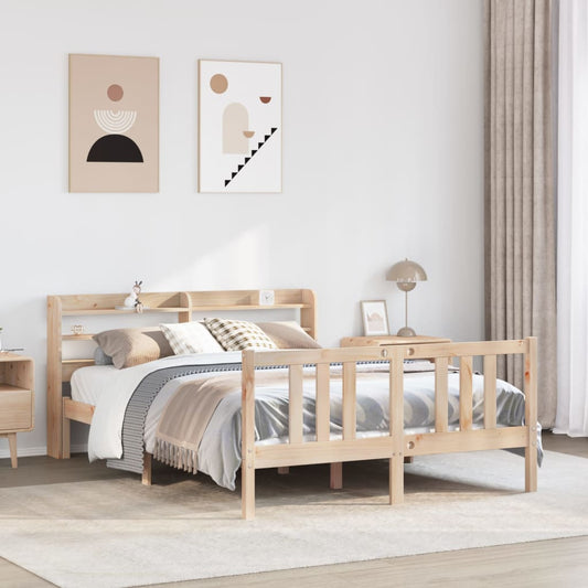 Bed Frame with Headboard without Mattress 150x200 cm King Size