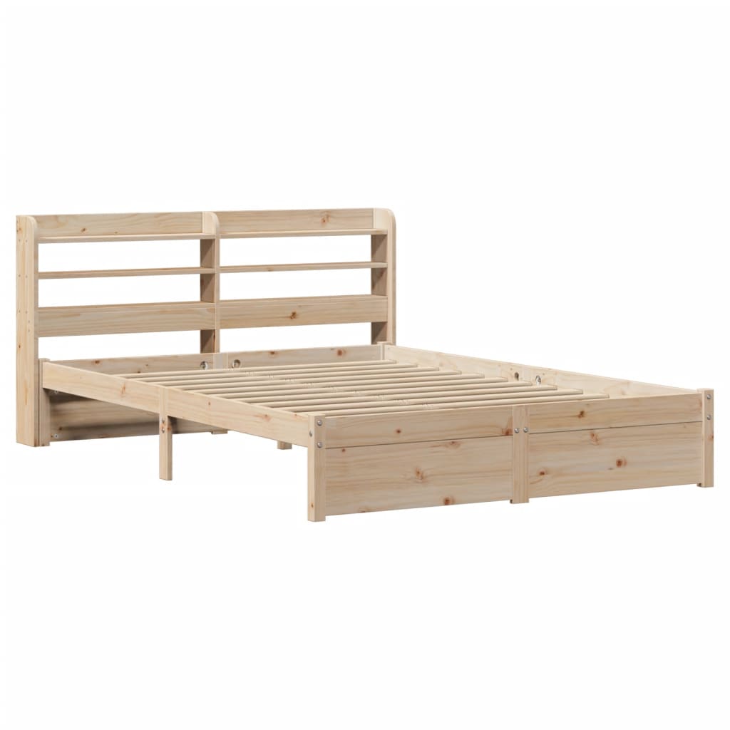 Bed Frame with Headboard without Mattress 120x190 cm Small Double