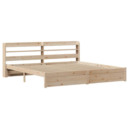 Bed Frame with Headboard without Mattress 180x200 cm Super King