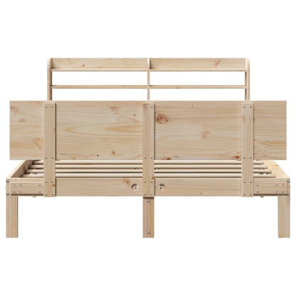 Bed Frame with Headboard without Mattress 160x200 cm