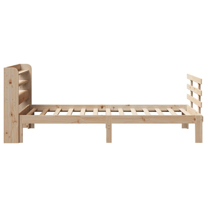 Bed Frame with Headboard without Mattress 90x200 cm