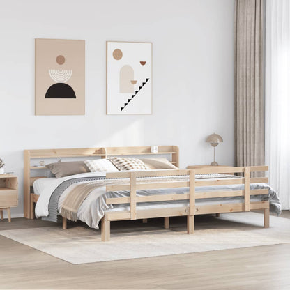 Bed Frame with Headboard without Mattress 180x200 cm Super King