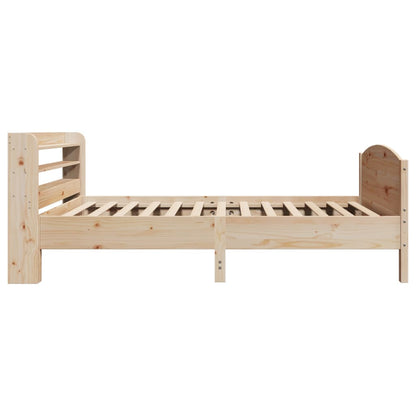 Bed Frame without Mattress 90x190 cm Single Solid Wood Pine