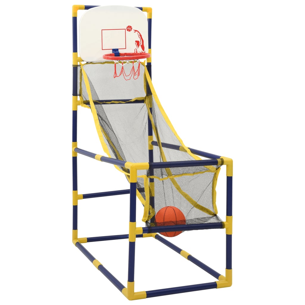 Arcade Basketball Game Set with Ball and Pump 45x86x127 cm