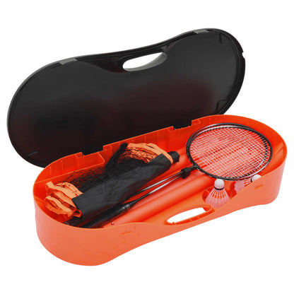 Badminton Set with 2 Rackets. Net & Storage Case 292x30x152 cm