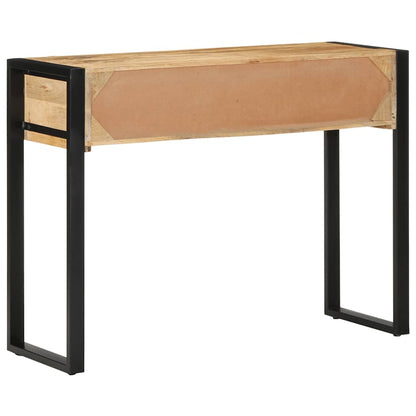 Console Table 100x35x75 cm Solid Rough Wood Mango