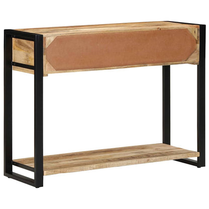 Console Table 100x35x75 cm Solid Rough Wood Mango