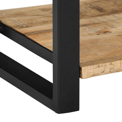 Console Table 100x35x75 cm Solid Rough Wood Mango