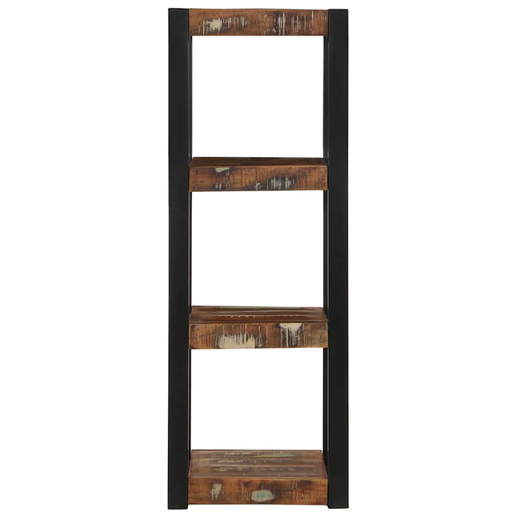 Wall Shelf Multicolour 35x35x100 cm Solid Wood Reclaimed