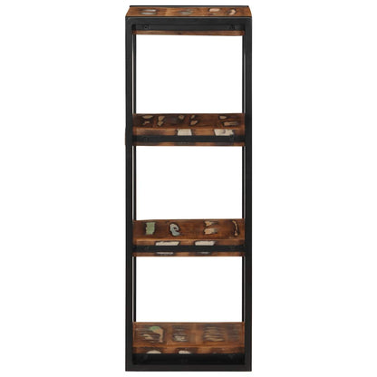 Wall Shelf Multicolour 35x35x100 cm Solid Wood Reclaimed