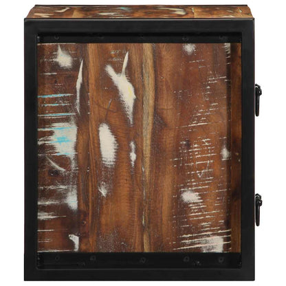 Bedside Cabinet Multicolour 40x35x40 cm Solid Wood Reclaimed