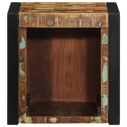 Bedside Cabinet Multicolour 40x35x40 cm Solid Wood Reclaimed