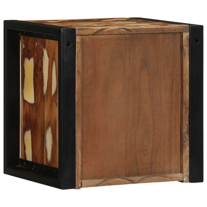 Bedside Cabinet Multicolour 40x35x40 cm Solid Wood Reclaimed