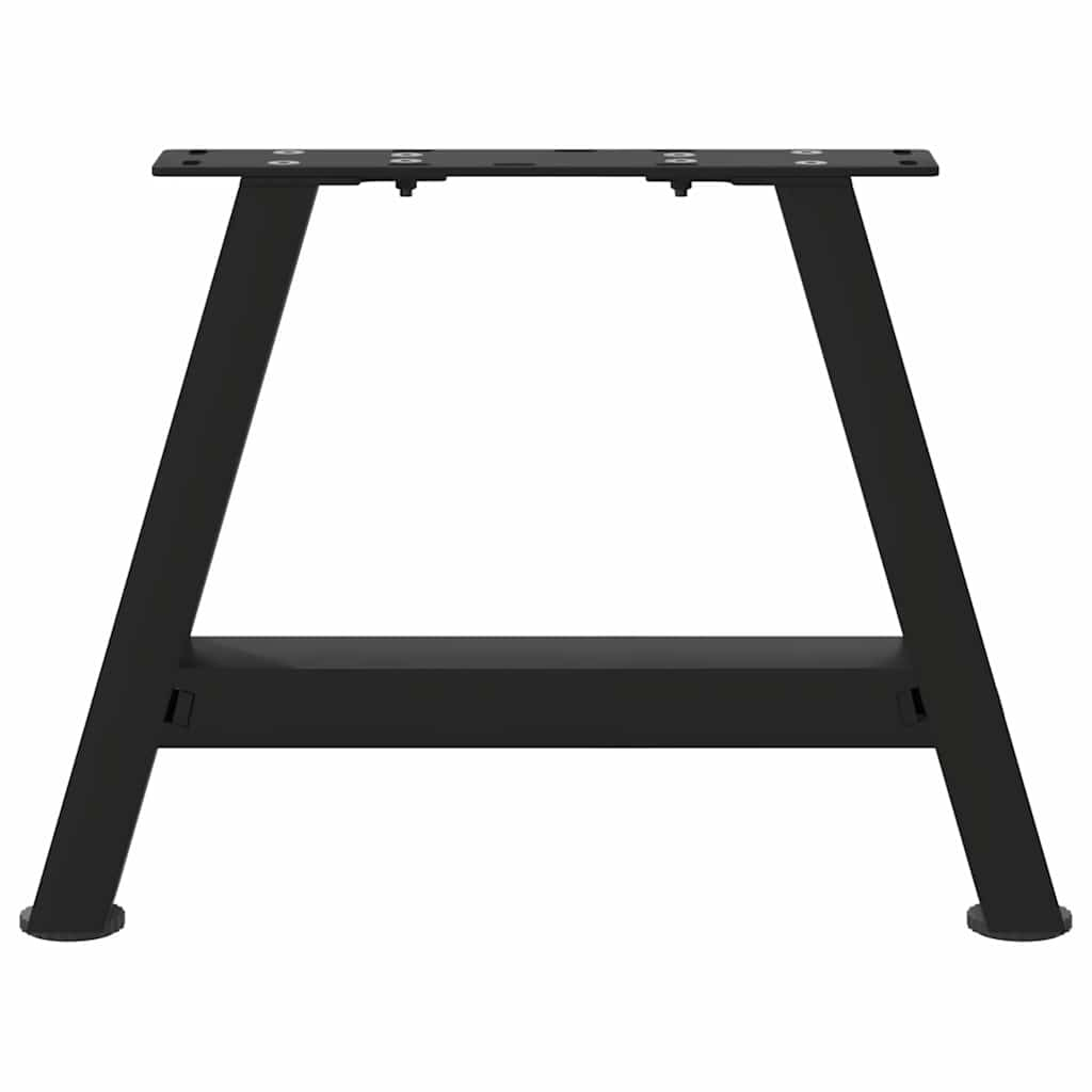 Coffee Table Legs A-Shaped 2 pcs Black 40x(30-31) cm Steel