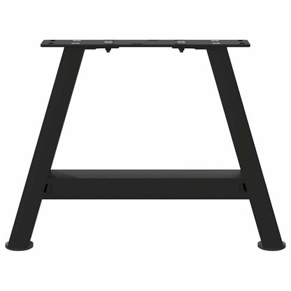 Coffee Table Legs A-Shaped 2 pcs Black 40x(30-31) cm Steel