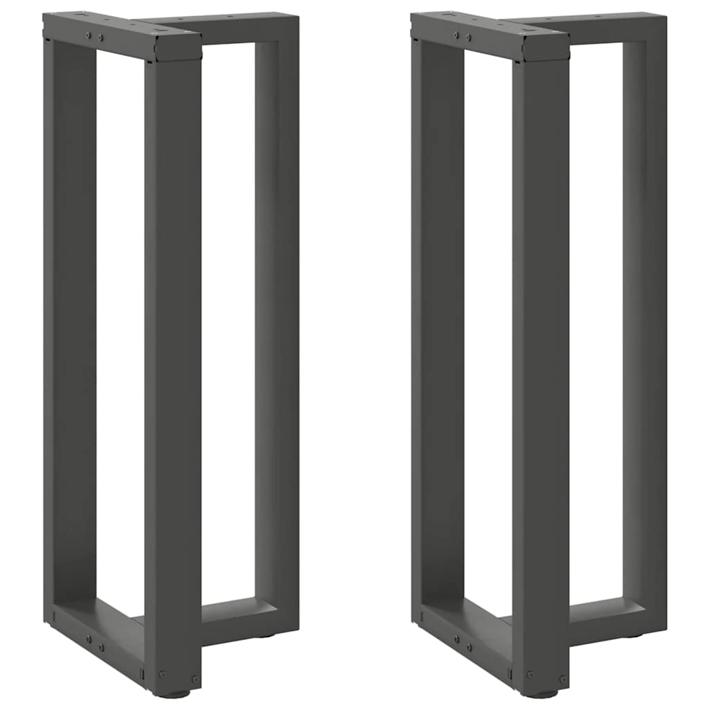 Bar Table Legs T-Shaped 2 pcs Anthracite 50x35x(101-102) cm Steel