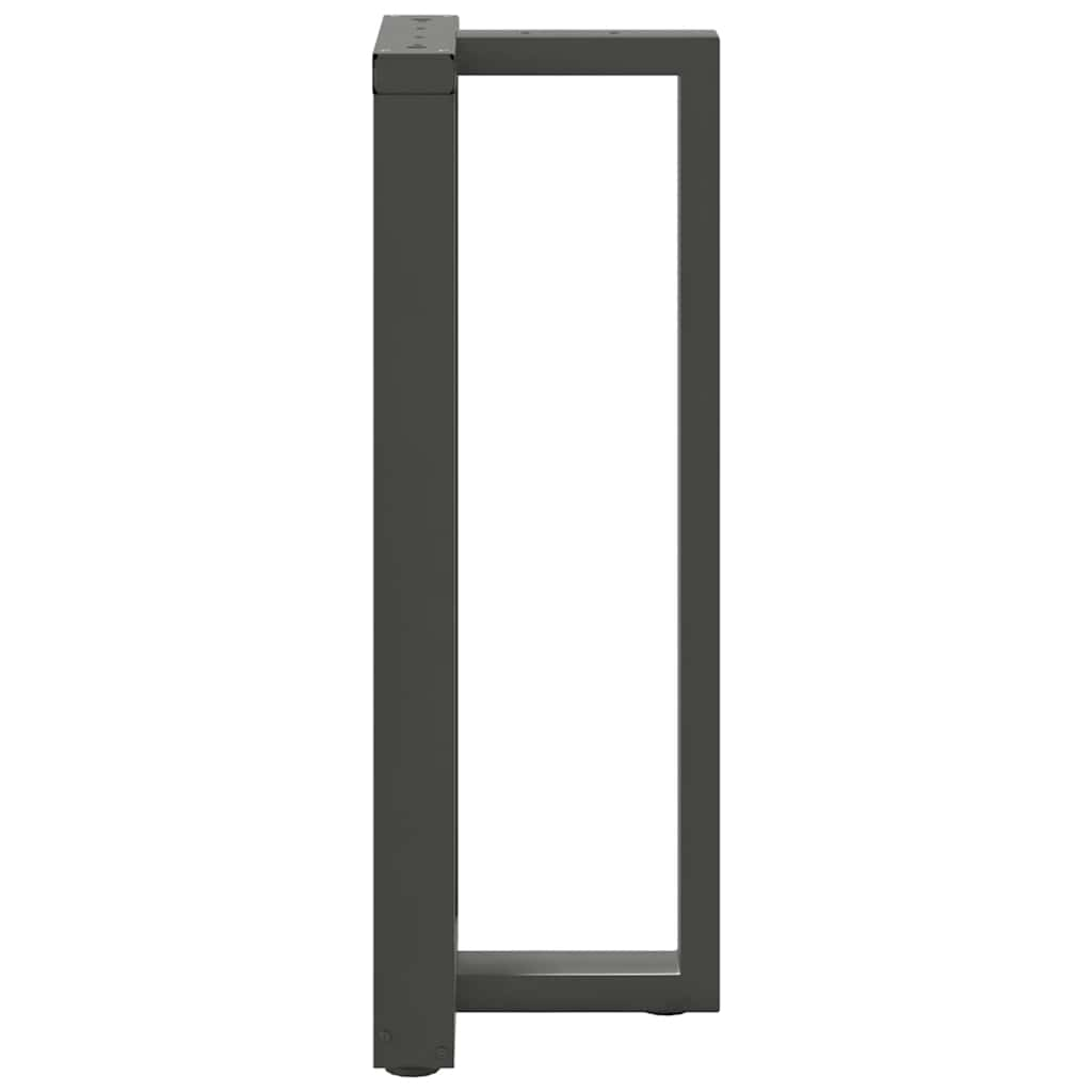 Bar Table Legs T-Shaped 2 pcs Anthracite 50x35x(101-102) cm Steel