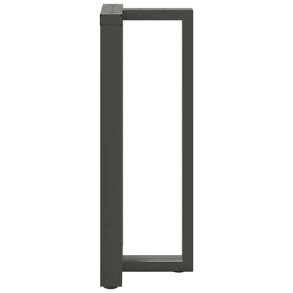 Bar Table Legs T-Shaped 2 pcs Anthracite 50x35x(101-102) cm Steel