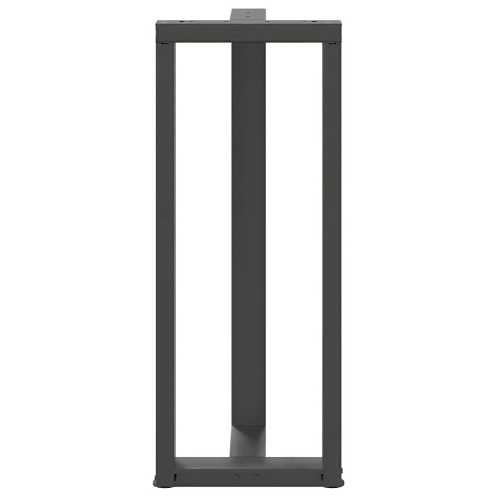 Bar Table Legs T-Shaped 2 pcs Anthracite 50x35x(101-102) cm Steel