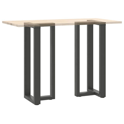 Bar Table Legs T-Shaped 2 pcs Anthracite 50x35x(101-102) cm Steel