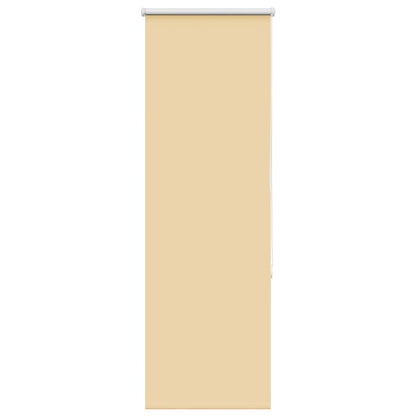 Roller Blind Blackout Beige 50x130 cm Fabric Width 45.7 cm Polyester