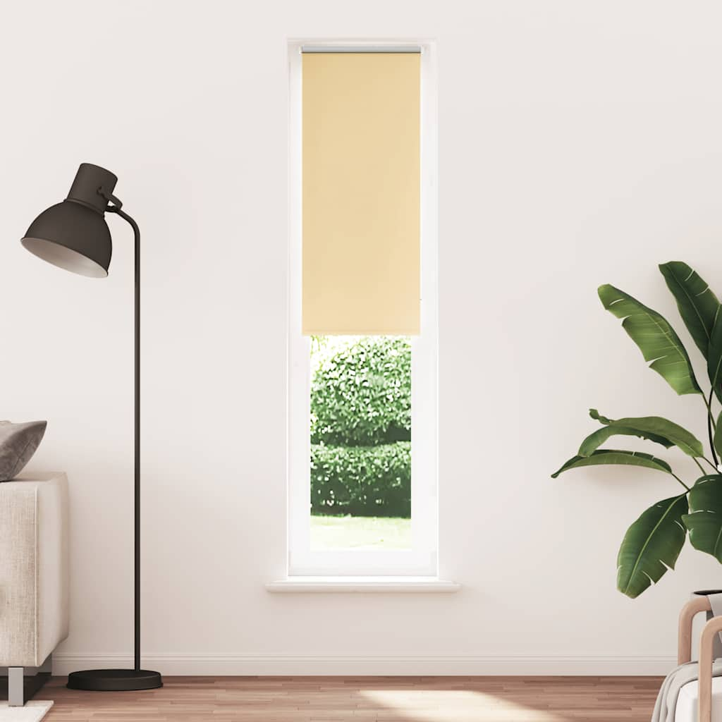 Roller Blind Blackout Beige 55x210 cm Fabric Width 50.7 cm Polyester