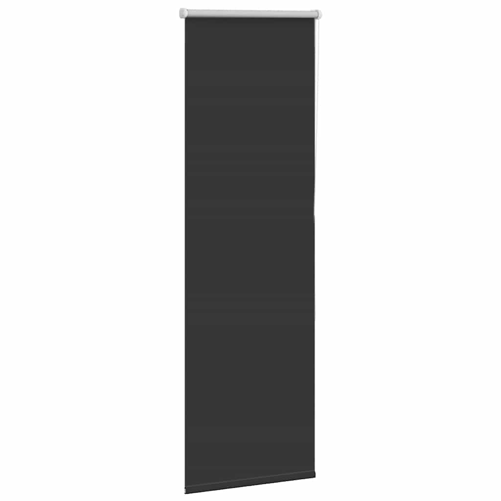 Roller Blind Blackout Black 60x150 cm Fabric Width 55.7 cm Polyester