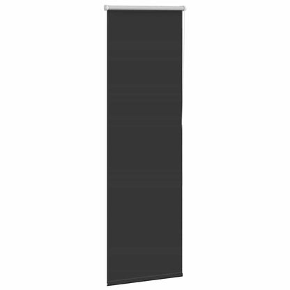 Roller Blind Blackout Black 60x150 cm Fabric Width 55.7 cm Polyester