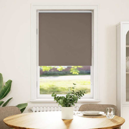 Roller Blind Blackout Coffee 65x130 cm Fabric Width 60.7 cm Polyester