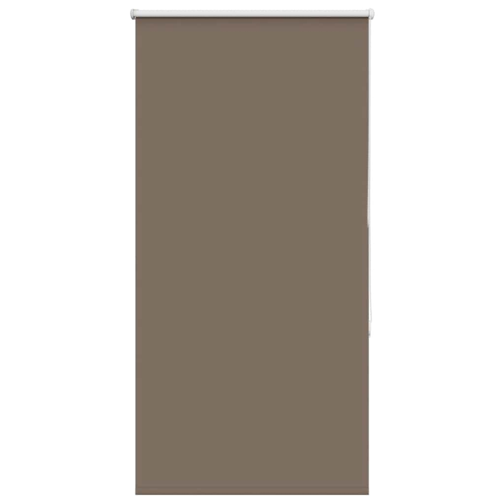 Roller Blind Blackout Coffee 75x130 cm Fabric Width 70.7 cm Polyester