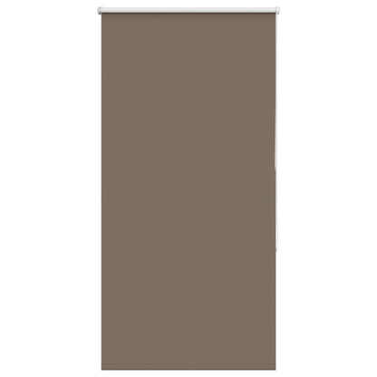 Roller Blind Blackout Coffee 75x130 cm Fabric Width 70.7 cm Polyester