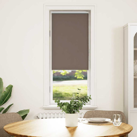 Roller Blind Blackout Coffee 60x150 cm Fabric Width 55.7 cm Polyester