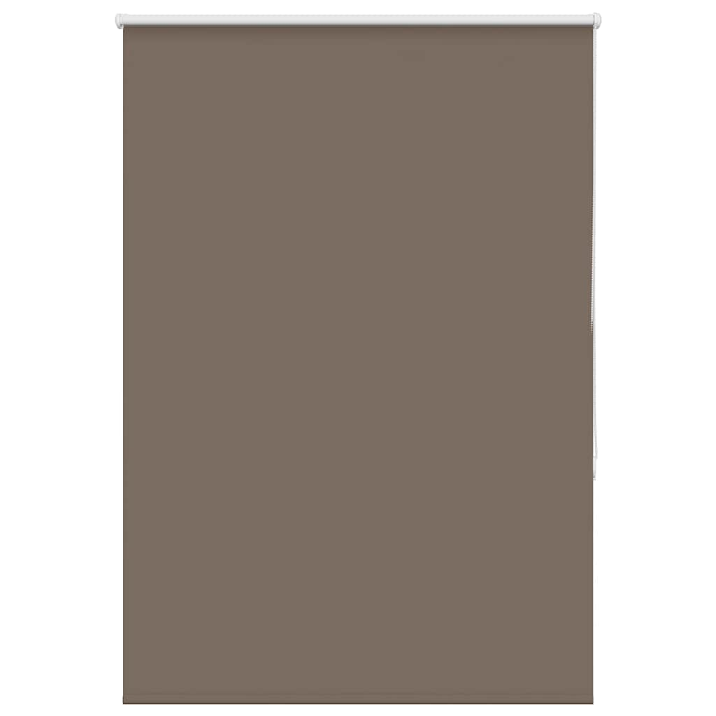 Roller Blind Blackout Coffee 115x150 cm Fabric Width 110.7 cm Polyester