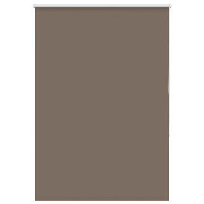 Roller Blind Blackout Coffee 115x150 cm Fabric Width 110.7 cm Polyester